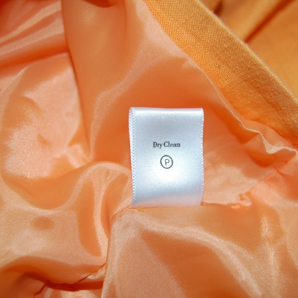 COLDWATER CREEK Light Orange Jacket 3/4 Sleeves Hook Closures SizeXLP - Picture 9 of 11